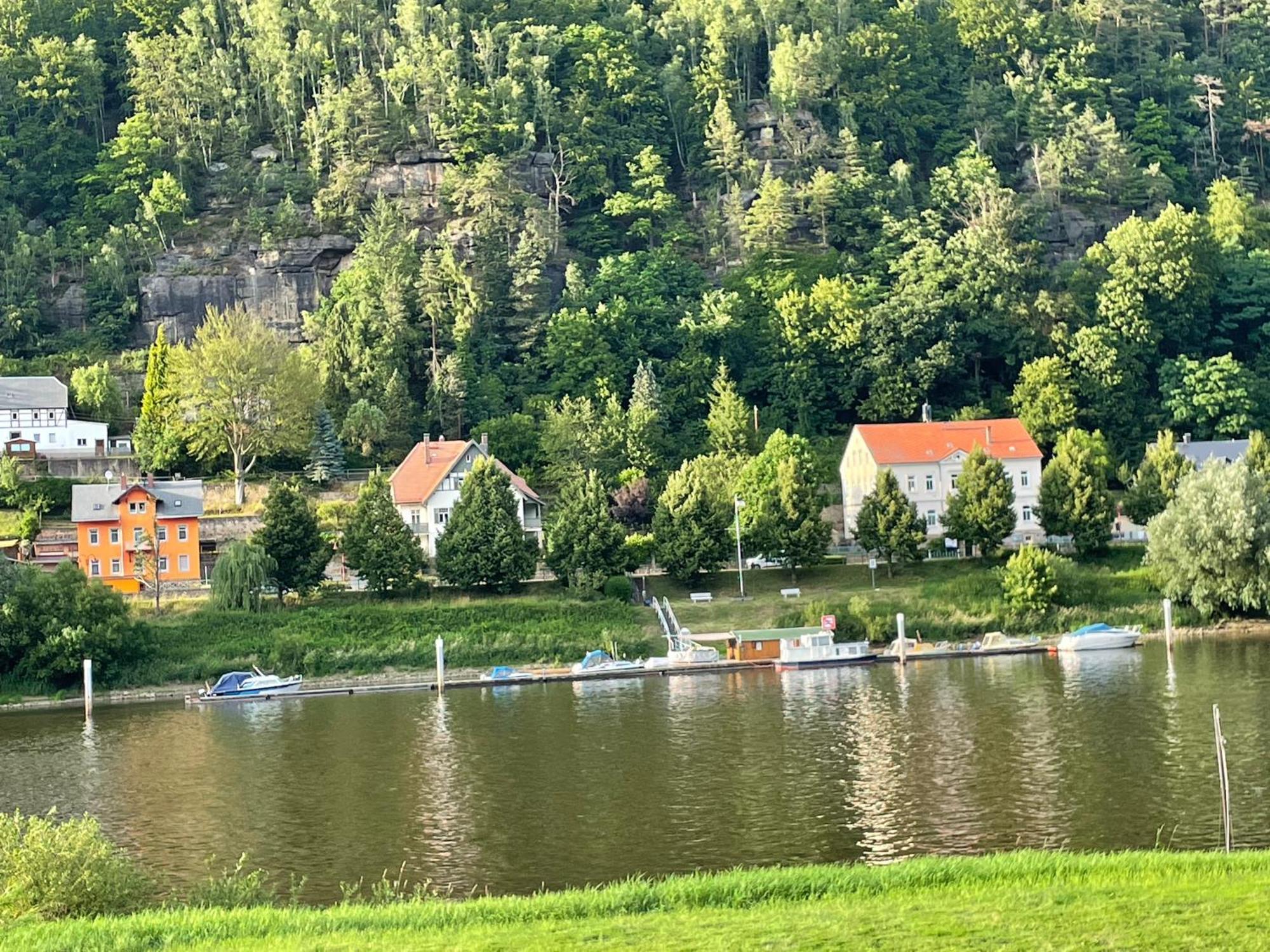 Apartamento Ferienhaus Elbufer 83 Bad Schandau Exterior foto