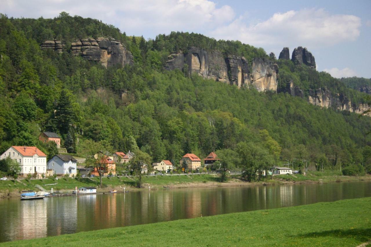 Apartamento Ferienhaus Elbufer 83 Bad Schandau Exterior foto