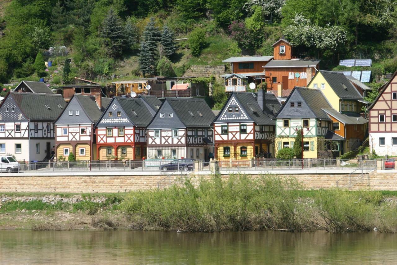 Apartamento Ferienhaus Elbufer 83 Bad Schandau Exterior foto