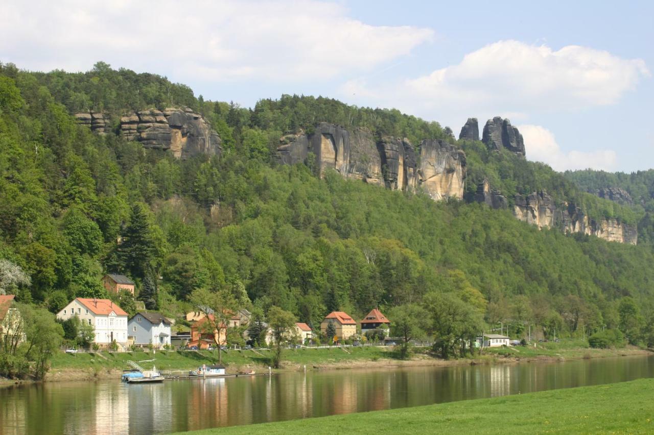 Apartamento Ferienhaus Elbufer 83 Bad Schandau Exterior foto