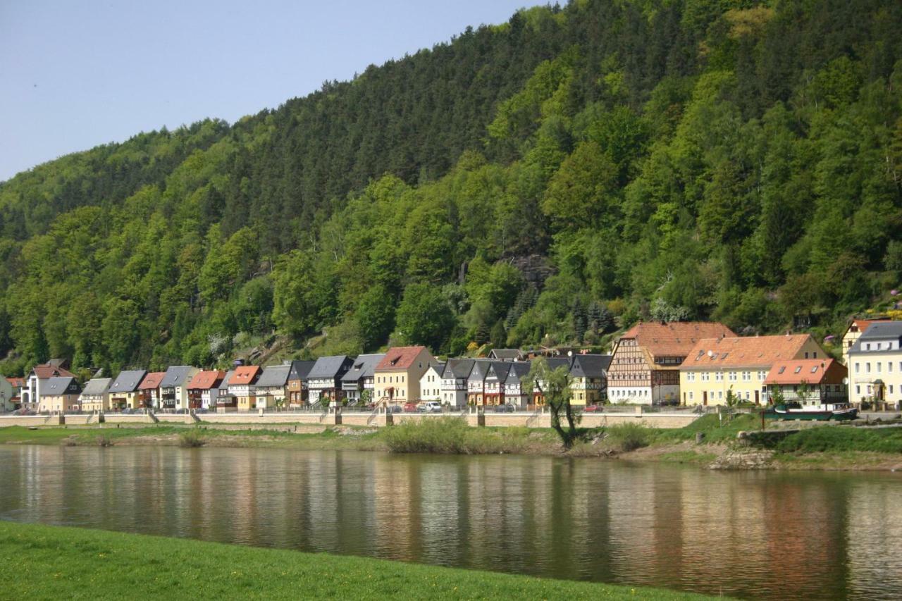 Apartamento Ferienhaus Elbufer 83 Bad Schandau Exterior foto