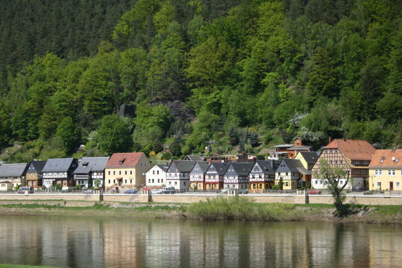 Apartamento Ferienhaus Elbufer 83 Bad Schandau Exterior foto